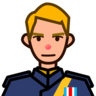 Prince: Medium-Light Skin Tone Emoji 🤴🏼 image - Emojidex style