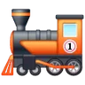 Emoji Locomotiva a vapore 🚂 image - Samsung style