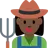 Woman Farmer: Dark Skin Tone