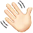 Waving Hand: Light Skin Tone
