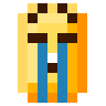 Cara de llanto fuerte Emoji 😭 image - SerenityOS style