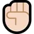 Raised Fist: Light Skin Tone