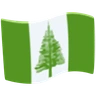 Flag: Norfolk Island Emoji 🇳🇫 image - Facebook Messenger (2016) style