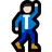 Man Dancing: Light Skin Tone