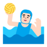 Man Playing Water Polo: Light Skin Tone Emoji 🤽🏻‍♂️ image - Microsoft Classic 2D style