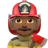 Man Firefighter: Medium-Dark Skin Tone