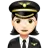 Woman Pilot: Light Skin Tone