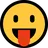 혀가 튀어 나온 얼굴