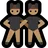 Men With Bunny Ears: Medium Skin Tone