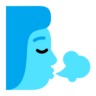 Viento soplando cara Emoji 🌬 image - Microsoft Classic 2D style