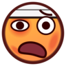 Emoji Face With Head-Bandage 🤕 image - Emojidex style