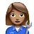 Woman Mechanic: Medium Skin Tone
