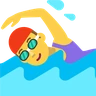 Woman Swimming Emoji 🏊‍♀️ image - Skype style