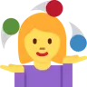 Woman Juggling Emoji 🤹‍♀️ image - Twitter / X (Twemoji) style