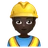Construction Worker: Dark Skin Tone