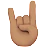 Sign Of The Horns: Medium Skin Tone