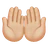 Palms Up Together: Medium-Light Skin Tone
