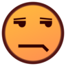 Visage contrarié Emoji 😒 image - Emojidex style