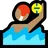 Person Playing Water Polo: Medium Skin Tone