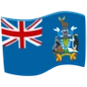 Flag: South Georgia & South Sandwich Islands Emoji 🇬🇸 image - Facebook Messenger (2016) style