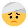 Kafa bandajı ile yüz Emoji 🤕 image - Tossface style