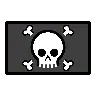Pirate Flag Emoji 🏴‍☠️ image - OpenMoji style