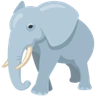 Emoji Elefánt 🐘 image - Facebook Messenger (2016) style