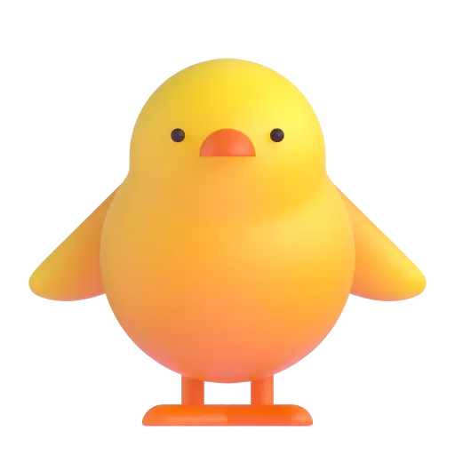 Front-Facing Baby Chick