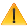 Warning Emoji ⚠ image - Samsung style