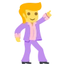 男の踊り Emoji 🕺 image - EmojiTwo style