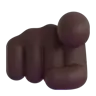 Index Pointing At The Viewer: Dark Skin Tone Emoji 🫵🏿 image - Microsoft 3D Fluent style