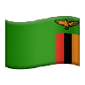 Flag: Zambia Emoji 🇿🇲 image - Apple style