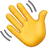 挥手标志