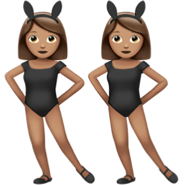 Women With Bunny Ears: Medium Skin Tone