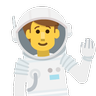 Man Astronaut Emoji 👨‍🚀 image - Skype style