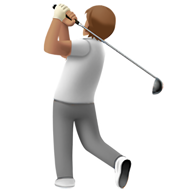 Person Golfing: Medium Skin Tone