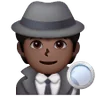 Detective: Dark Skin Tone Emoji 🕵🏿 image - Samsung style
