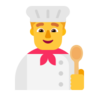Man Cook Emoji 👨‍🍳 image - Microsoft Classic 2D style