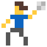 Man Playing Handball Emoji 🤾‍♂️ image - SerenityOS style