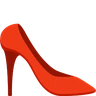 Emoji Magas sarkú cipő 👠 image - Skype style