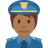 Police Officer: Medium-Dark Skin Tone
