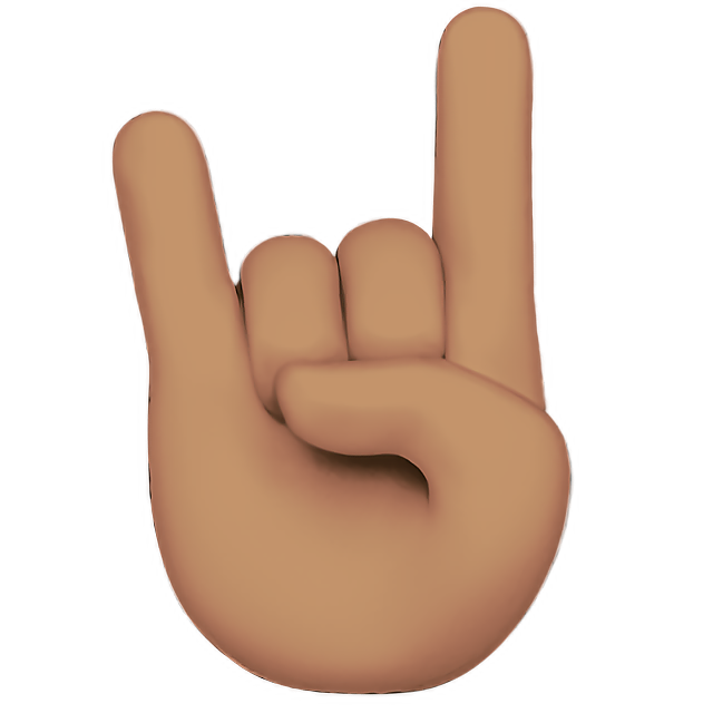 Sign Of The Horns: Medium Skin Tone