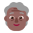 Older Person: Medium-Dark Skin Tone