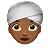 Woman Wearing Turban: Medium-Dark Skin Tone