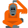 Orang-Utan Emoji 🦧 image - Skype style