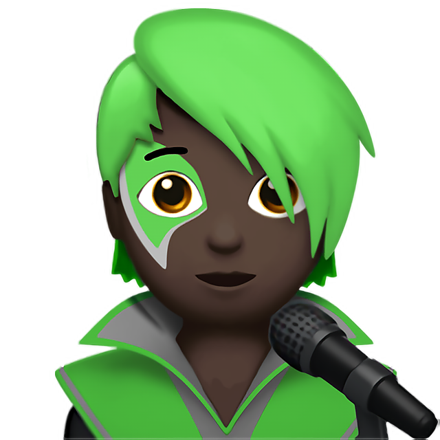 Singer: Dark Skin Tone