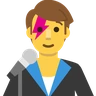 Man Singer Emoji 👨‍🎤 image - Skype style