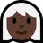 Woman: Dark Skin Tone, White Hair