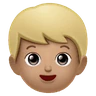 Boy: Medium-Light Skin Tone Emoji 👦🏼 image - Huawei Harmony OS style