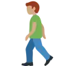 Man Walking: Medium Skin Tone Emoji 🚶🏽‍♂️ image - Twitter / X (Twemoji) style